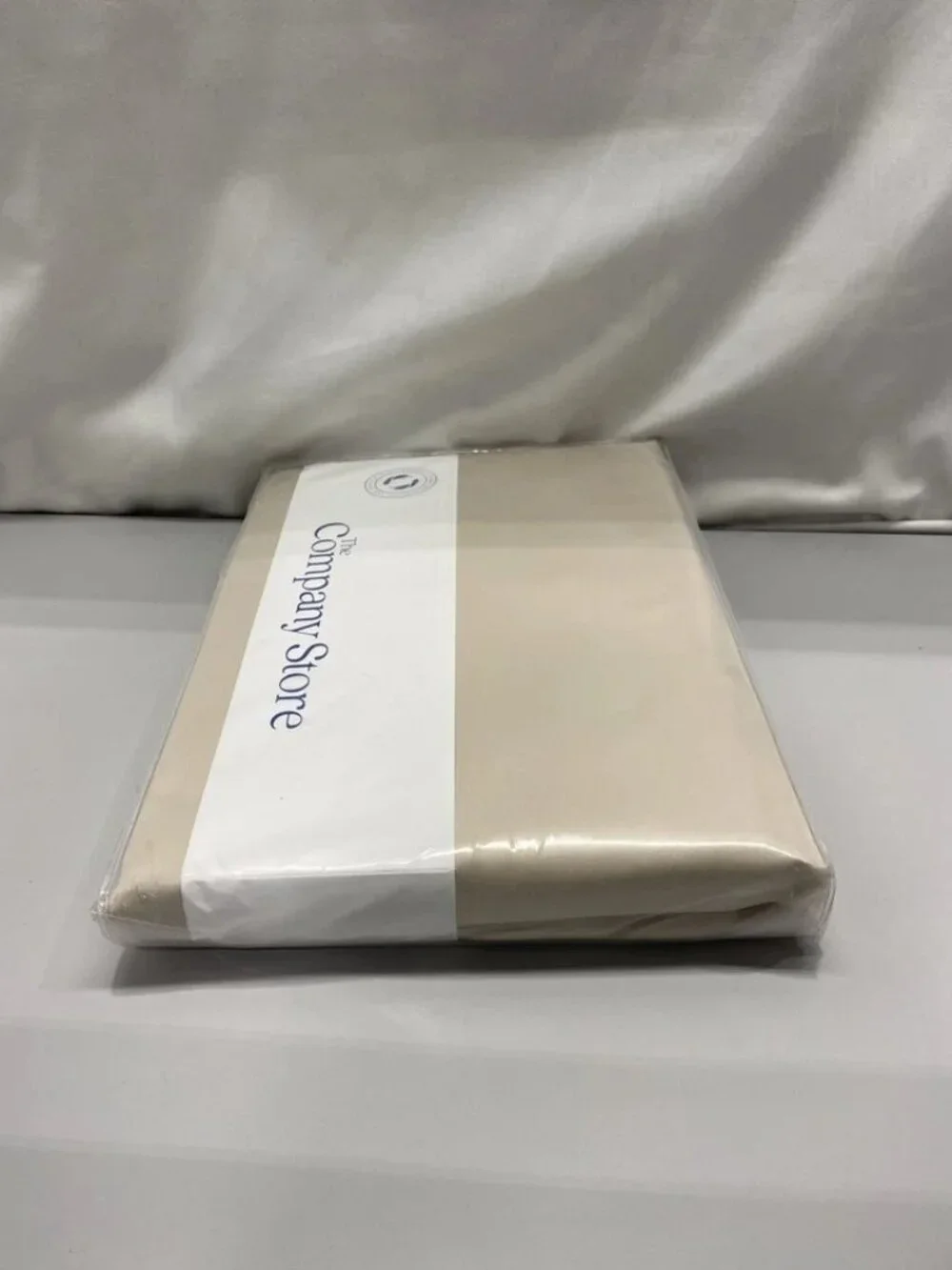 The Company Store Premium Smooth Supima Sateen Twin Duvet Cover In Alabaster